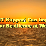 How IT Support Can Improve Your Resilience at Work