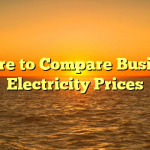 Where to Compare Business Electricity Prices